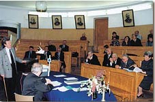 The meeting of Scientific Council of the Chemistry Department of the Kazan State University, 2001